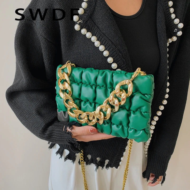 Small Crossbody Sling Bag Green