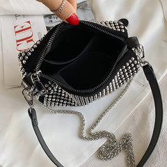 Rhinestone Diamond Chain Crossbody Bag Women's Shoulder Bag