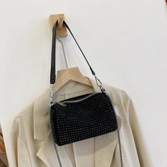 Rhinestone Diamond Chain Crossbody Bag Women's Shoulder Bag