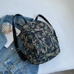 Plaid School Backpack Women's Bag Winter Space Cotton Backpacks for Girls