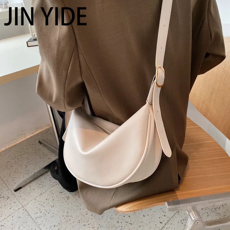 Large Capacity Women's Dumpling Bag Shoulder Crossbody Handbag