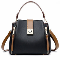 European American Crossbody Bucket Bag Large Capacity