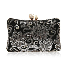 Beaded Evening Bag Diamond Sequined Clutch HandBag