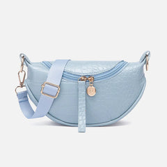 Crocodile Pattern Shoulder Messenger Bag PU Leather Women's Bag