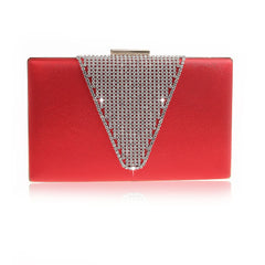 Bling Diamond Clutch Evening Bag Wedding Purse Party Handbag WY219
