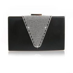 Bling Diamond Clutch Evening Bag Wedding Purse Party Handbag WY219