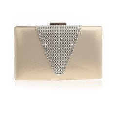 Bling Diamond Clutch Evening Bag Wedding Purse Party Handbag WY219