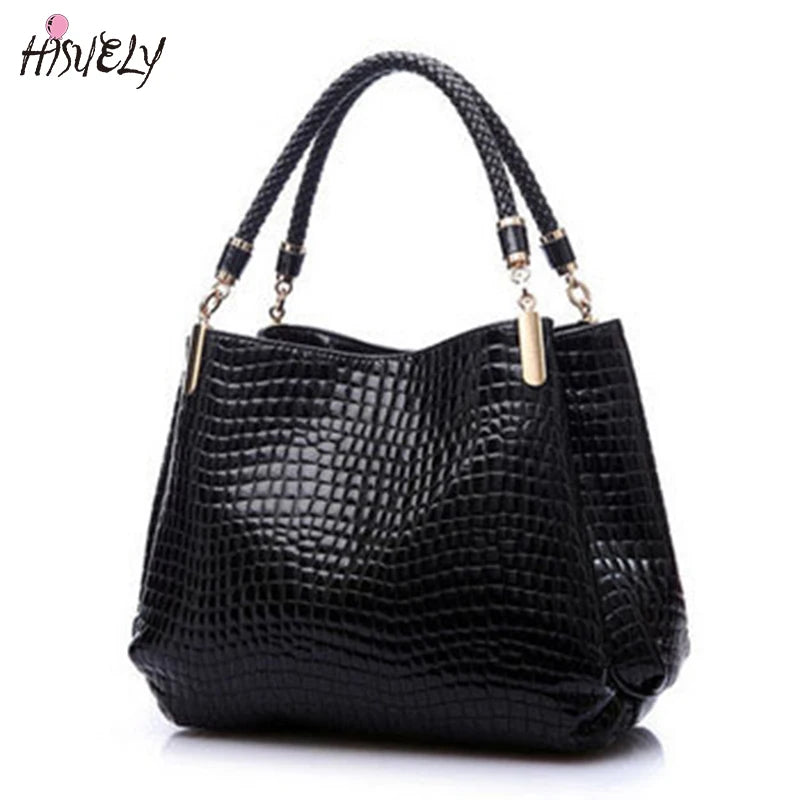 Leather Shoulder Bag Female Tote Crocodile Bag BAG5091 Hot