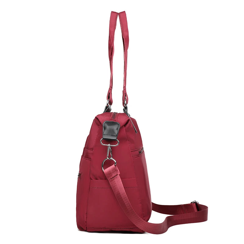 Canvas Portable Women Crossbody Shoulder Bags High Capacity Top Multifunction
