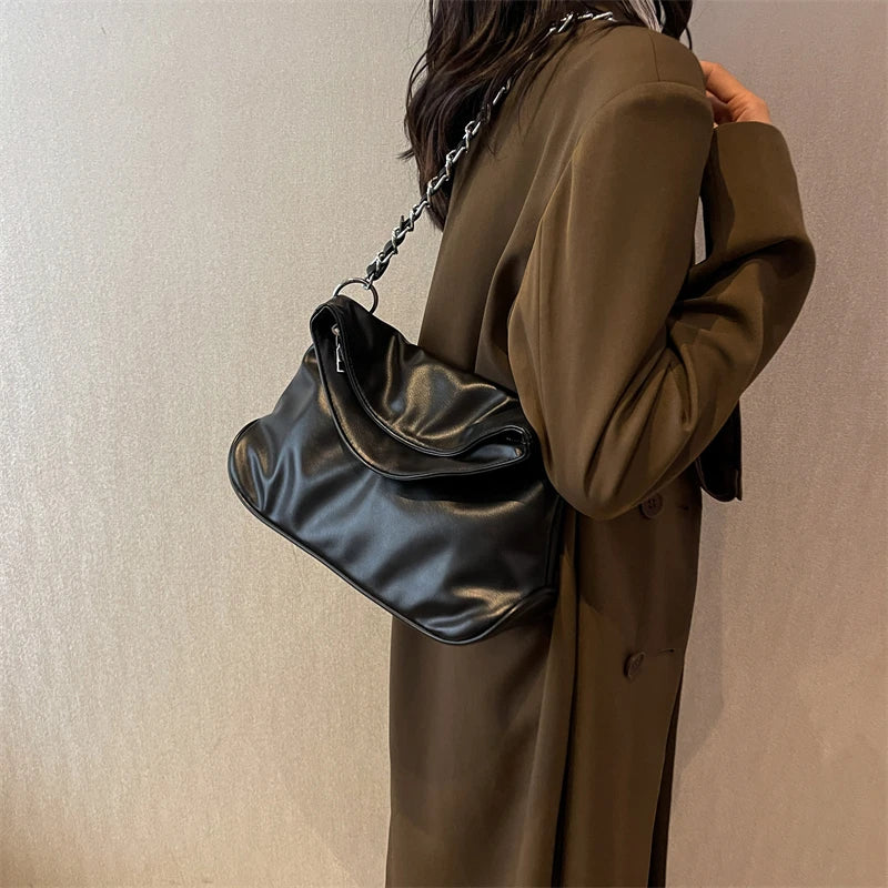 Women Shoulder Bags PU Leather Crossbody Leisure Casual Big Space Large Capacity