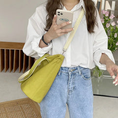 Women's Large Capacity One Shoulder Bag PU Leather Travel Style