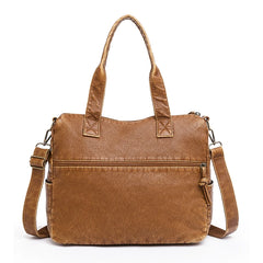 PU Leather Crossbody Shoulder Bags for Girls Women Lady Handbags Big Pockets