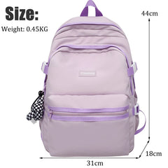 Female Male Big BookBag Girl Boy Laptop College Backpack Lady Men Travel Leisure