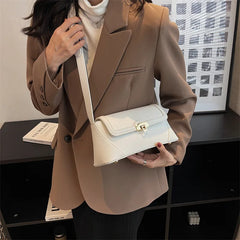 Retro PU Leather Underarm Shoulder Bag Women