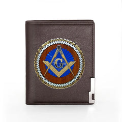 Masonic Wallet Billfold Credit Card Holder