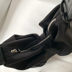 Large Capacity Women's Shoulder Bag with Nylon Zipper