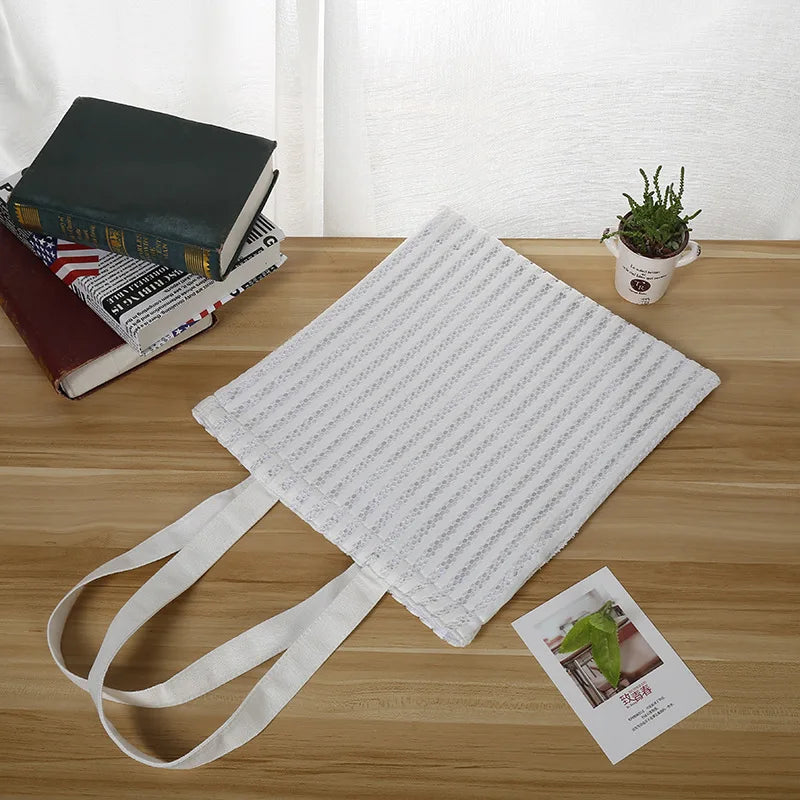 Lace Mesh Beach Tote Bag Women Composite