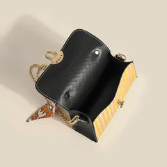 Summer Woven Chain Single Shoulder Messenger Bag