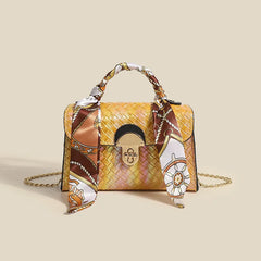 Summer Woven Chain Single Shoulder Messenger Bag