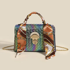 Summer Woven Chain Single Shoulder Messenger Bag