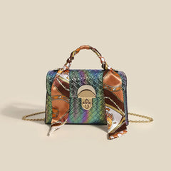 Summer Woven Chain Single Shoulder Messenger Bag
