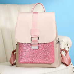 Anti-theft Oxford Cloth Sequins Backpack