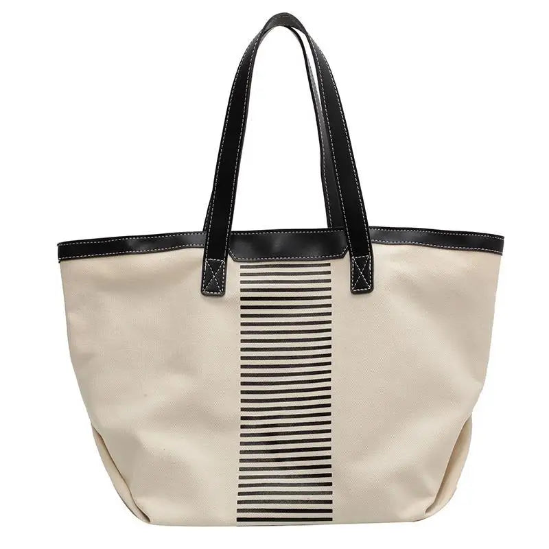 Ladies Canvas Shoulder Bag Large Capacity Casual Women's Handbag