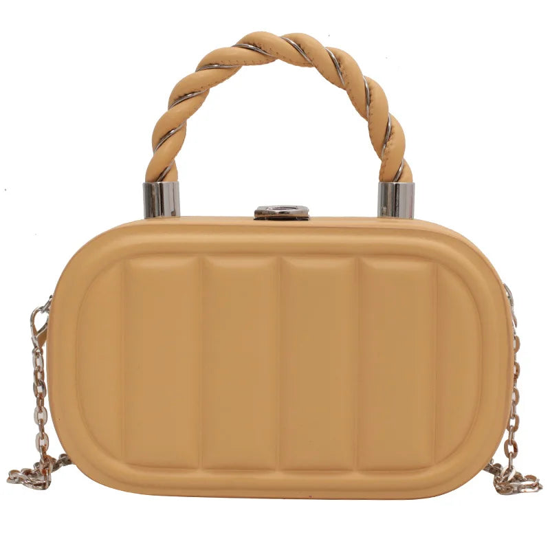 Women's Chain Handbag Box Bag Net Red Messenger Bag