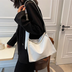 Large Capacity Retro Texture Crossbody Bag Work Student