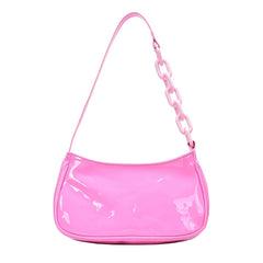 Leather Women Handbags with Chains Shoulder Bags