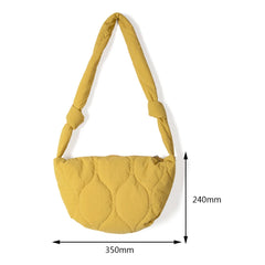 Solid Hobo Bag Knot Shoulder Bag Handbag Tote Bag Purse Shopping Bag