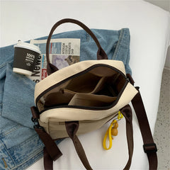 Panelled Nylon Shoulder Bag Women's Handbag