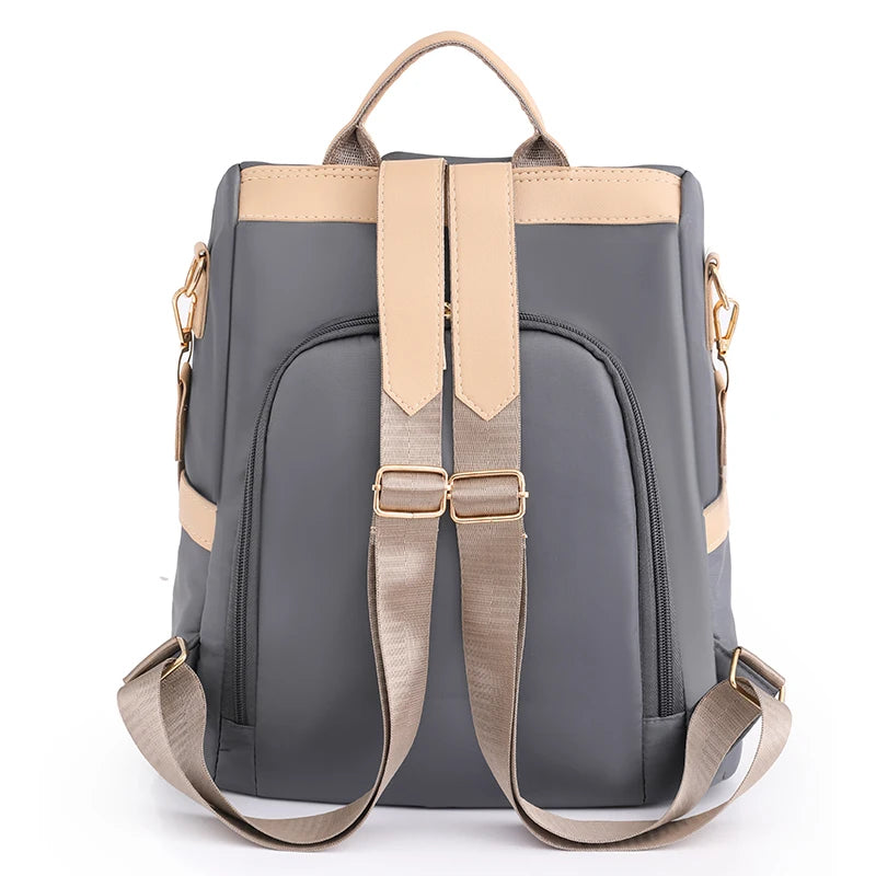 Nylon Women Backpack Anti Theft Bagpack Waterproof Rucksack Lady Large Capacity