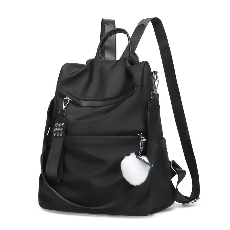 Lightweight Nylon Travel Backpack School Bags for Women