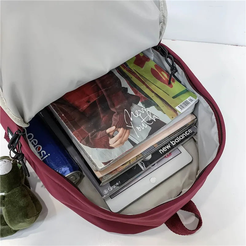 Teenager Girls Women School Bag Large Capacity Travel Backpack