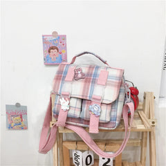Japanese Style Nylon Tote Bag Crossbody Handbag