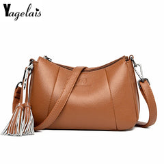 Small Tassel Shoulder Bag Ladies Crossbody Handbag