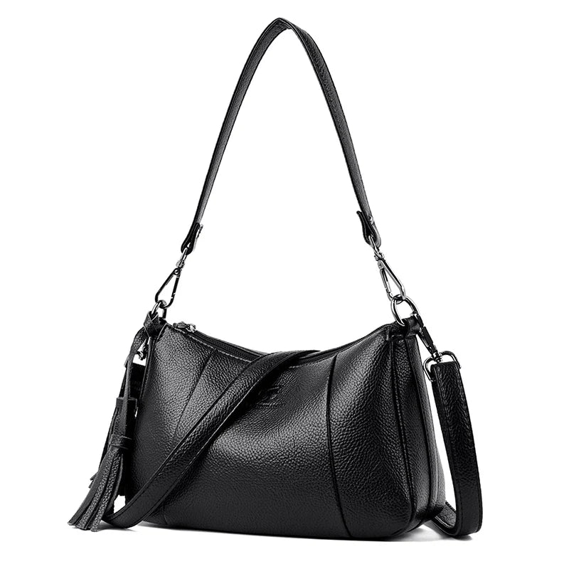 Small Tassel Shoulder Bag Ladies Crossbody Handbag