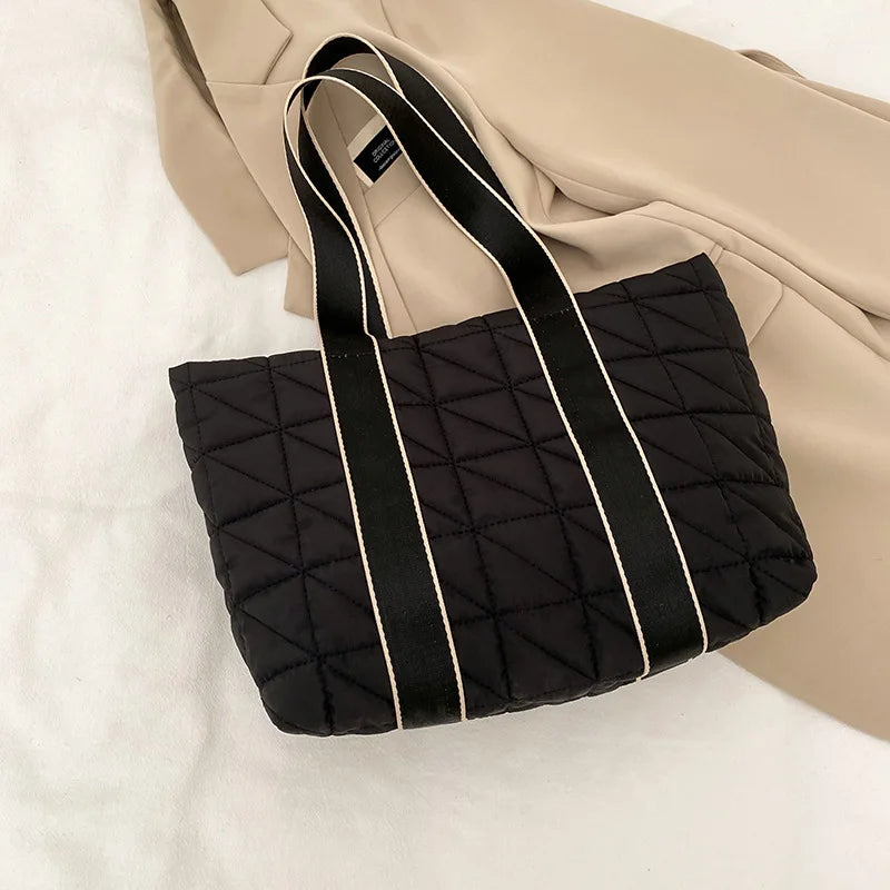 Casual Canvas Shoulder Bag Women Big Totes