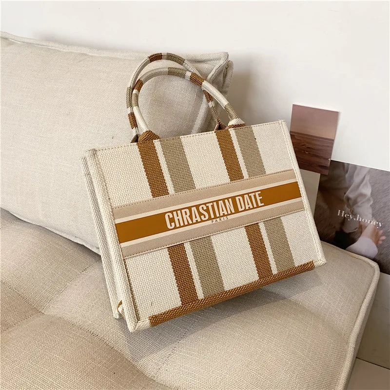 Spring Autum Straw Bags Handbags Women Zipper Tote Bag