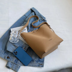 Stylish Women's Soft Leather Shoulder Bag