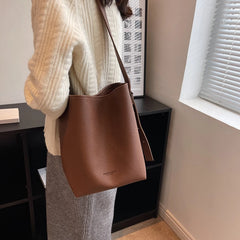 Stylish Women's Soft Leather Shoulder Bag