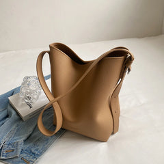 Stylish Women's Soft Leather Shoulder Bag