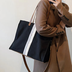 Fashionable Canvas Tote Bag High Capacity