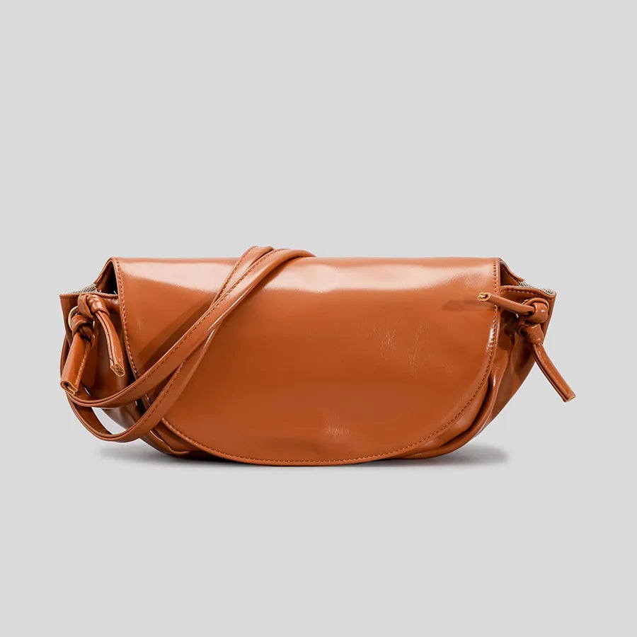 Summer Crossbody Bag Soft Synthetic Leather Handbag Casual Shell Office Lady