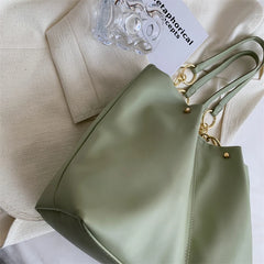 Summer Soft Leather Chain Women Shoulder Bag High Handbags
