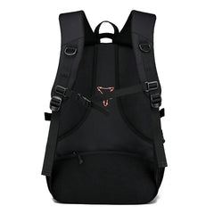 Men's Travel Backpack Solid School Bag