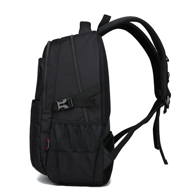 Men's Travel Backpack Solid School Bag