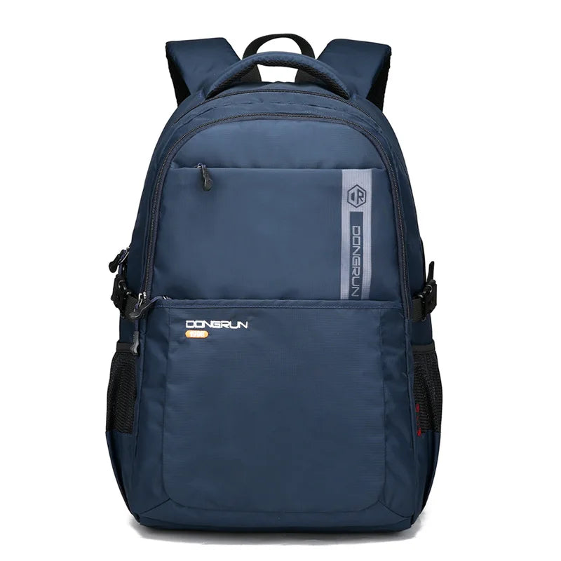 Men's Travel Backpack Solid School Bag