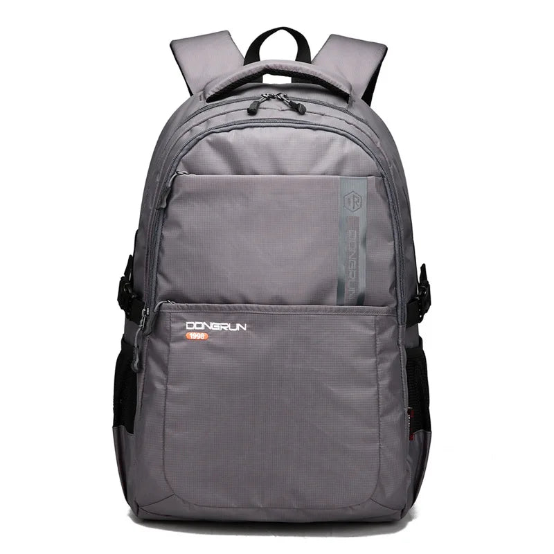 Men's Travel Backpack Solid School Bag
